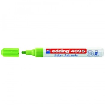 Marcador vidrio punta redonda 2-3 mm. Edding 4095 VERDE NEON