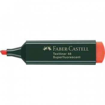 Rotulador fluorescente punta biselada 1-5 mm naranja Faber Castell