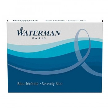 CARTUCHOS DE TINTA STANDARD AZUL FLORIDA 8 UDS WATERMAN