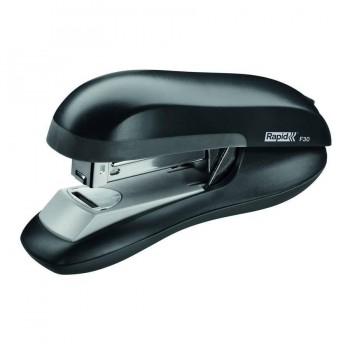 GRAPADORA SOBREMESA 30 HOJAS GRAPADO PLANO NEGRO RAPID F30