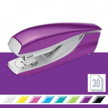 GRAPADORA SOBREMESA 30 HOJAS VIOLETA METALIZADO 635 WOW LEITZ