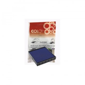 ALMOHADILLA COLOP PRINTER Q43 AZUL