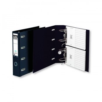 ARCHIVADOR A4 DOBLE MECANISMO NEGRO RADO PLAST ELBA