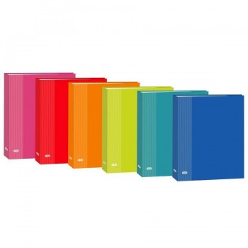 Carpeta Folio plantado 2 anillas 25 mm. colores su
