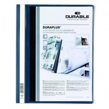 DOSSIER FASTENER PERSONALIZABLE A4 GRIS DURAPLUS DURABLE