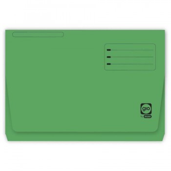 Subcarpeta folio 320 gr. con bolsa y solapa verde Gio by Elba