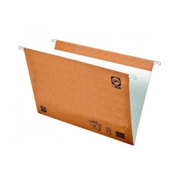 Carpeta colgante folio visor superior varilla metálica kraft bicolor Gio by Elba