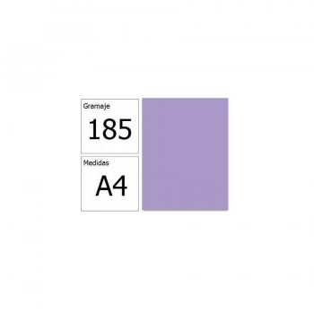 Cartulina A4 185gr. Iris lila