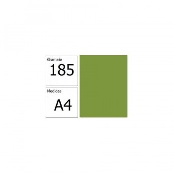 Cartulina A4 185gr. Iris verde abeto