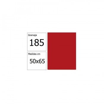 Cartulina 50x65 cm 185 gr. grana Iris