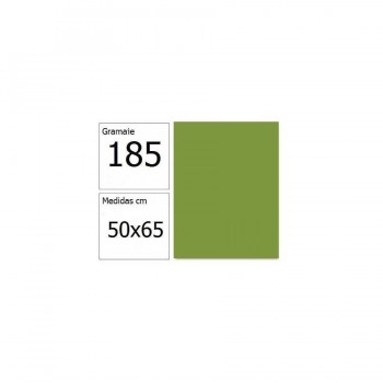 Cartulina 50x65 cm 185 gr. verde abeto Iris
