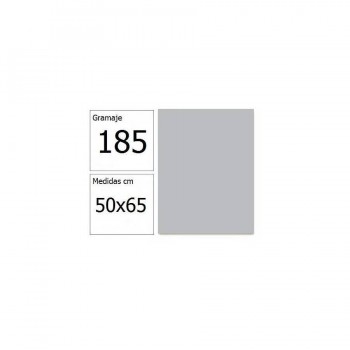 Cartulina 50x65 cm 185 gr. gris perla Iris