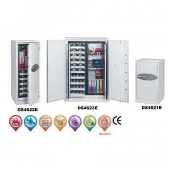 ARMARIO SEGURIDAD IGNIFUGO SERIE DS4620 DATA COMMANDER 116X69X72CM 143L 340KG PHOENIX