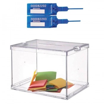 Urna electoral. Modelo oficial cristal. 310x440x335mm.