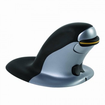 RATON INALÁMBRICO ERGONOMICO VERTICAL AMBIDIESTRO PENGUIN  GRANDE FELLOWES
