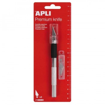 CUCHILLO HOBBY PREMIUM+3RECAMBIOS 1U. APLI