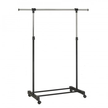 PERCHERO EXTEND NEGRO/PLATEADO UNILUX