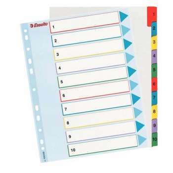 INDICE A4 NUMERICO 1-10 REESCRIBIBLE ESS