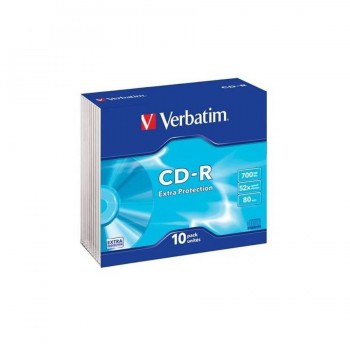 CD- R VERBATIM 700 MB 52X 80 MIN SLIM