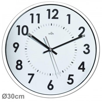 RELOJ DE PARED ANALÓGICO SILENCIOSO BLANCO ARCHIVO 2000