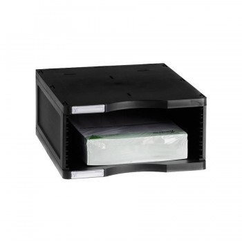 MODULO ARCHIVODOC 1 HUECO JUMBO FORMATO DIN A4 360X300X145 MM NEGRO ARCHIVO 2000