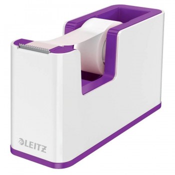 DISPENSADOR DE CINTA ADHESIVA LEITZ WOW DUAL VIOLETA/BLANCO