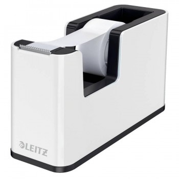 DISPENSADOR DE CINTA ADHESIVA LEITZ WOW DUAL NEGRO/BLANCO