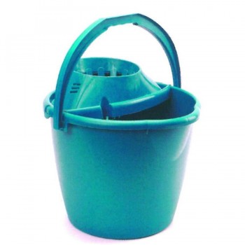 CUBO PLASTICO REDONDO CON ESCURRIDOR 13 LITROS