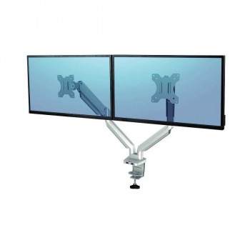 Brazo para monitor doble Platinum Series  Plata