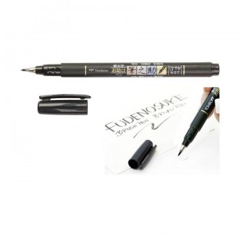 ROTULADOR FUNDENOSUKE PUNTA BLANDA NEGRO TOMBOW