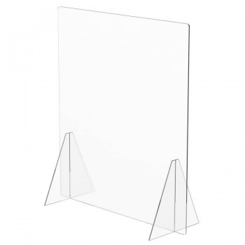 MAMPARA DE PROTECCIÓN DE SOBREMESA SIN VENTANA METACRILATO TRANSPARENTE 75 X 85 CM ARCHIVO 2000