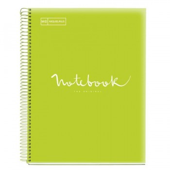 CUADERNO MICROP A5 120H 90G C/5 PP NOTEBOOK 5 EMOTIONS LIMA MIQUELRIUS