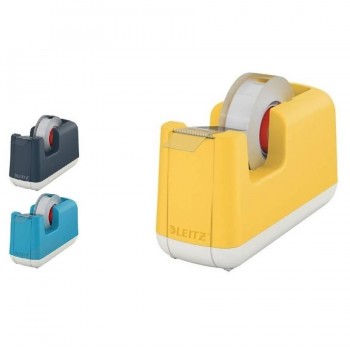 DISPENSADOR CINTA ADHESIVA LEITZ COSY AMARILLO