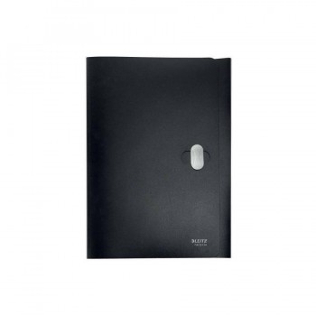 Carpeta gomas A4 PP Leitz Recycle gris oscuro