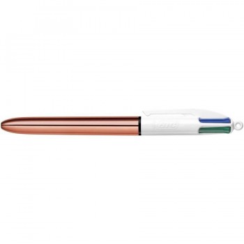 BOLIGRAFO BIC 4 COLOURS SHINE ORO ROSA