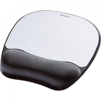 REPOSAMUÑECAS RATON MEMORY FOAM PLATEADO