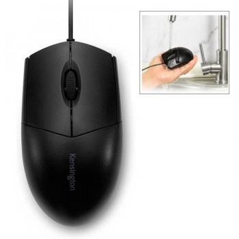Ratón óptico lavable Kensington Pro Fit  con cable, negro