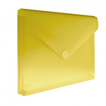 Sobre A4+ PP con fuelle y cierre velcro amarillo Office Box