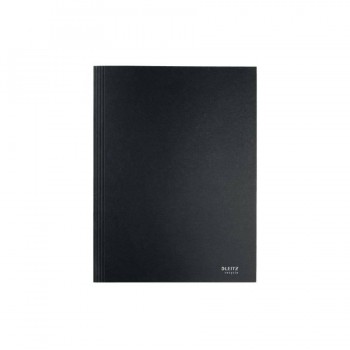 CARPETA DE 3 SOLAPAS DE CARTÓN LEITZ RECYCLE. 100% RECICLABLE. DIN A4, NEGRO