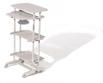 MESA ORDENADOR RD-5220V22 TORRE ALTA GRIS ROCADA