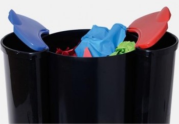 PAPELERA SOSTENIBLE ECOGREEN 18 LITROS 260 X 335 MM NEGRO ARCHIVO 2000