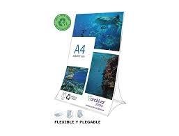 EXPOSITOR SOBREMESA A4 VERTICAL EN L FLEXIBLE/PLEGABLE ARCHIVO 2000