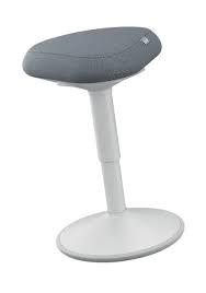 TABURETE ACTIVE CON ASIENTO COMFORT 370 X 460 X 377 MM GRIS  LEITZ