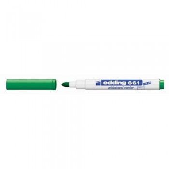 ROTULADOR PIZARRA BLANCA PUNTA REDONDA 1-2 MM. VERDE EDDING 661