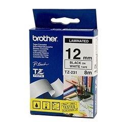 CINTA ROTULADORA BROTHER TZ-231 NO LAMINADA 12MM